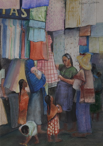 Textile Market, Mexico